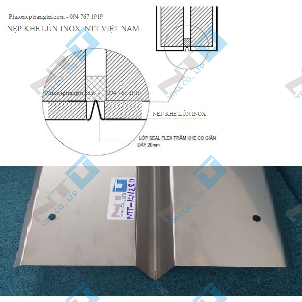 Nẹp khe lún NTT-KN280